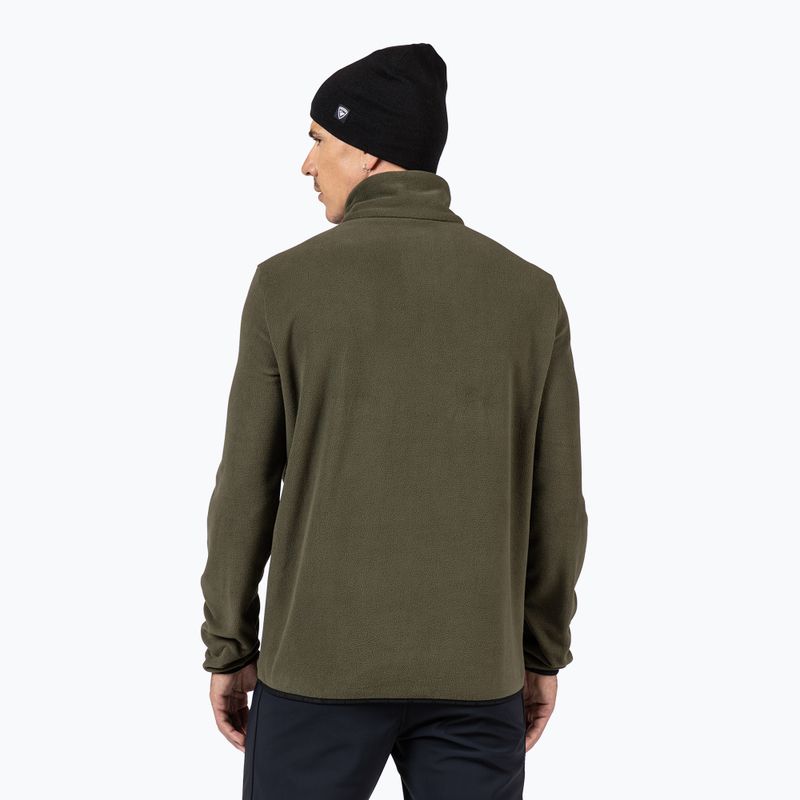 Férfi pulóver Rossignol Strawpile Fleece Hz olive shadow 3