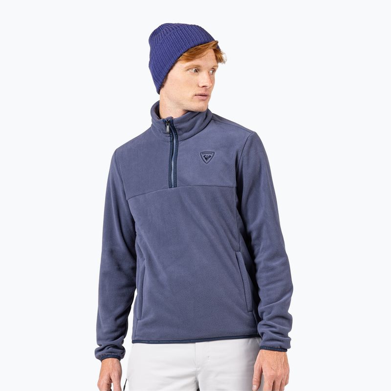 Férfi polár pulóver Rossignol Strawpile Fleece Hz true night blue