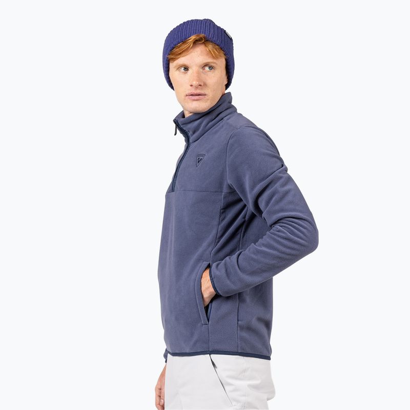 Férfi polár pulóver Rossignol Strawpile Fleece Hz true night blue 4