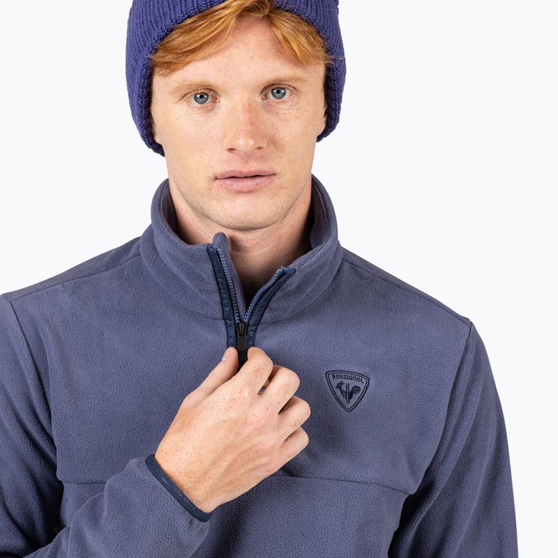 Férfi polár pulóver Rossignol Strawpile Fleece Hz true night blue 5