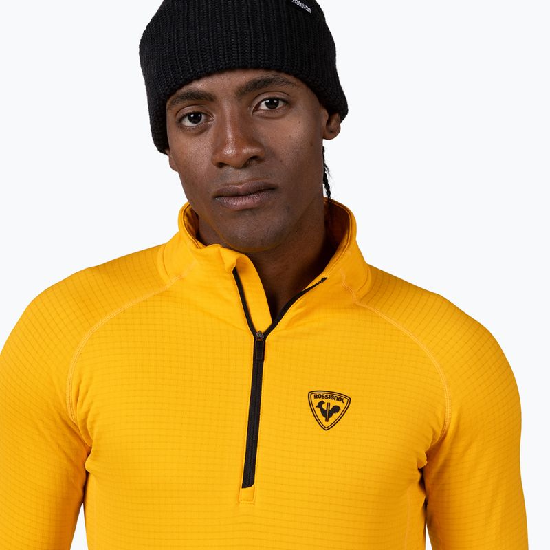 Férfi polár pulóver Rossignol Blackside Fleece Hz saffron yellow 5