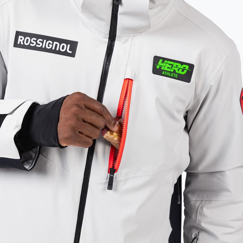 Férfi sídzseki Rossignol Hero Blakside Insulated soft grey 9