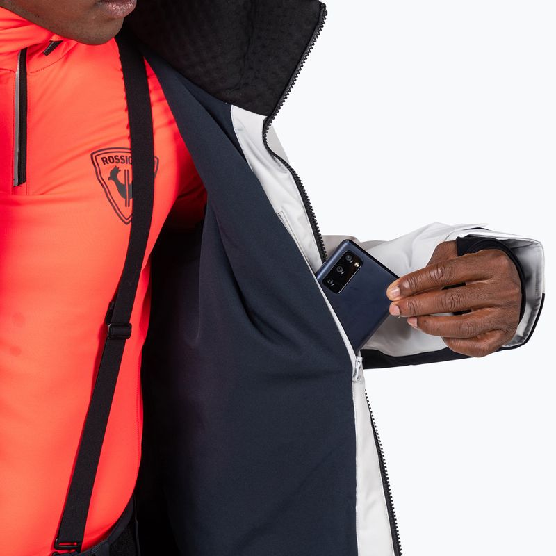 Férfi sídzseki Rossignol Hero Blakside Insulated soft grey 14