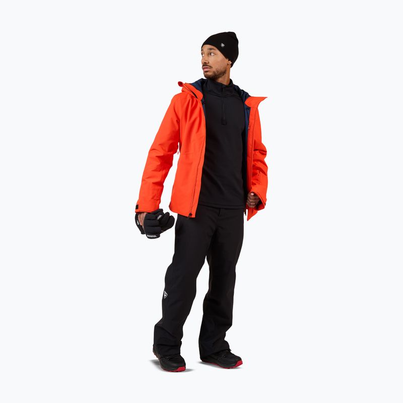 Férfi sípulóver Rossignol Mid Layer Stertch Half Zip black 2