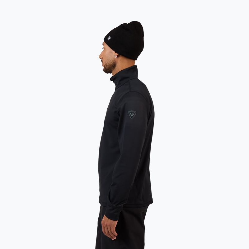 Férfi sípulóver Rossignol Mid Layer Stertch Half Zip black 4