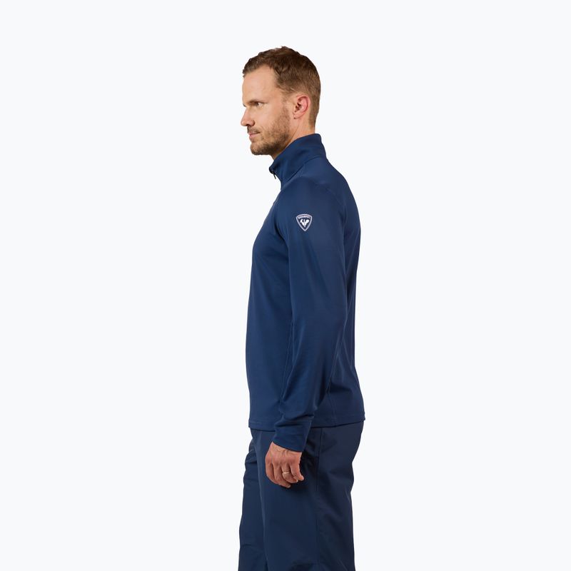 Férfi sípulóver Rossignol Mid Layer Stertch Half Zip dark navy 4