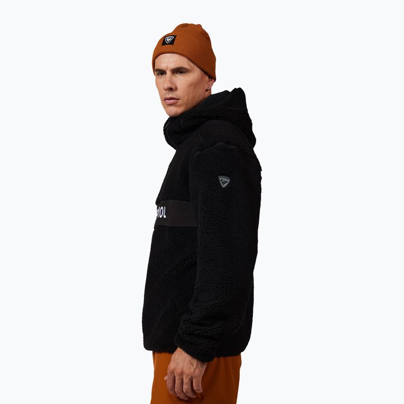 Férfi pulóver Rossignol Alltrack Anorak Fleece black 4