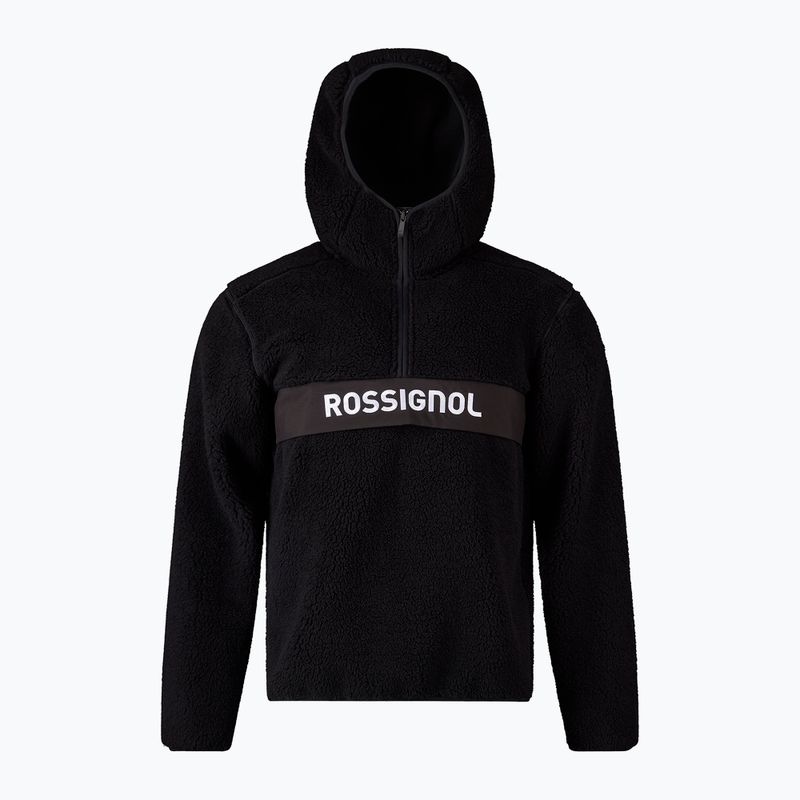 Férfi pulóver Rossignol Alltrack Anorak Fleece black 8