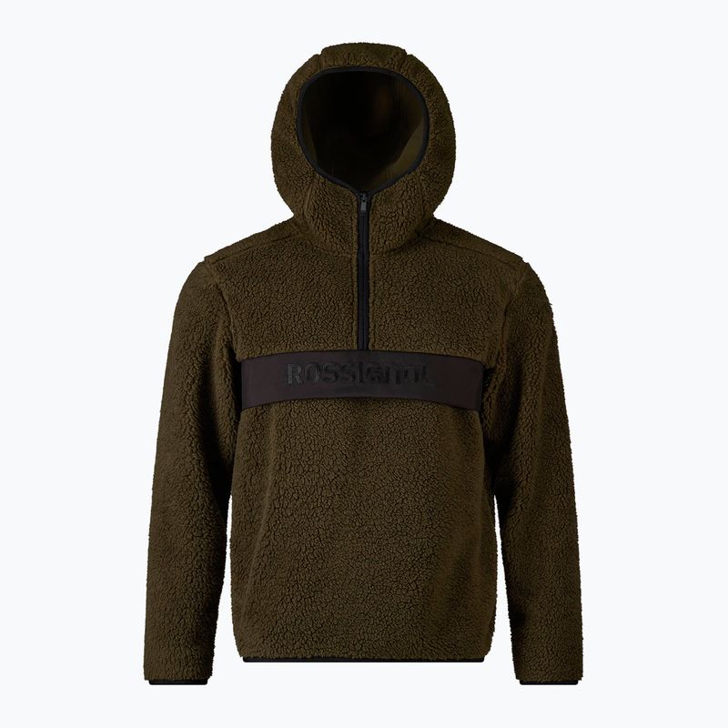 Férfi pulóver Rossignol Alltrack Anorak Fleece olive shadow 8
