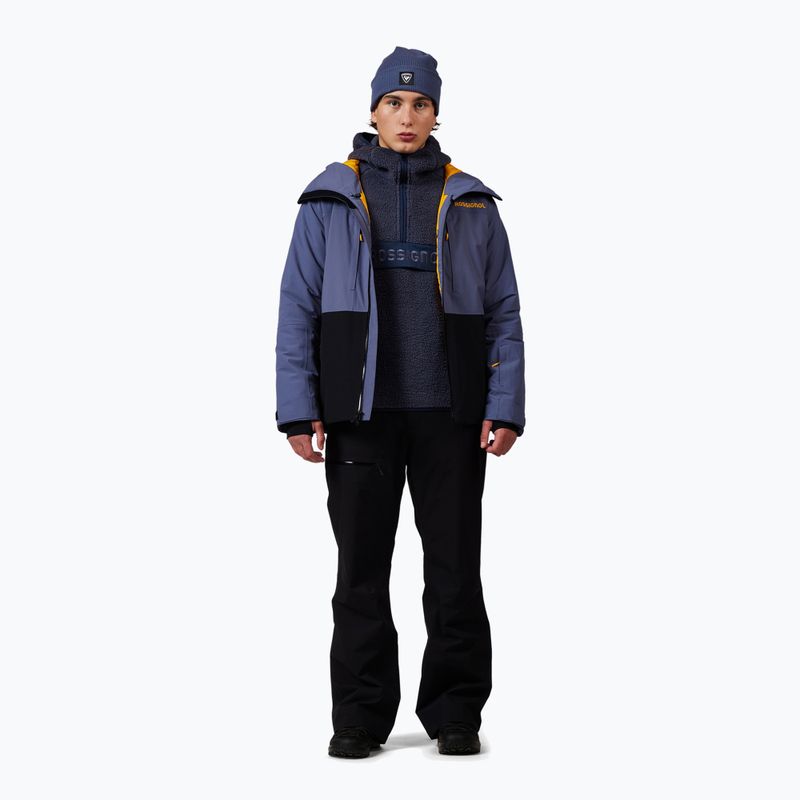Férfi pulóver Rossignol Alltrack Anorak Fleece true night blue 2
