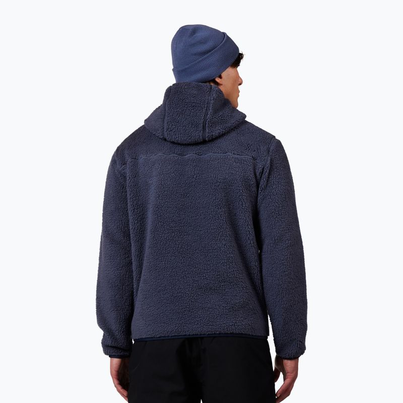 Férfi pulóver Rossignol Alltrack Anorak Fleece true night blue 3