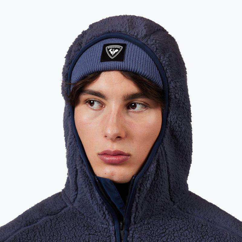 Férfi pulóver Rossignol Alltrack Anorak Fleece true night blue 5