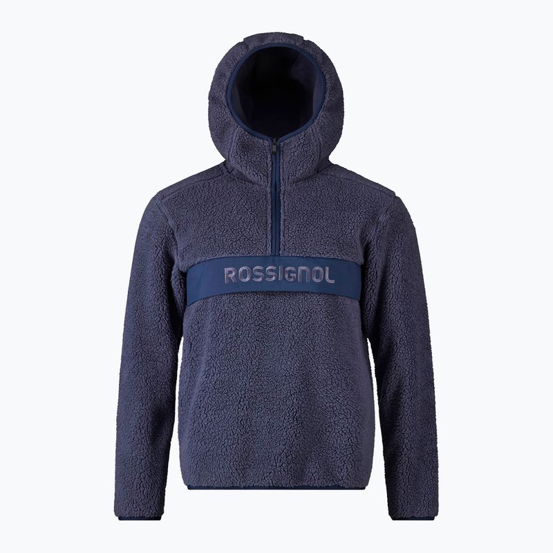 Férfi pulóver Rossignol Alltrack Anorak Fleece true night blue 8
