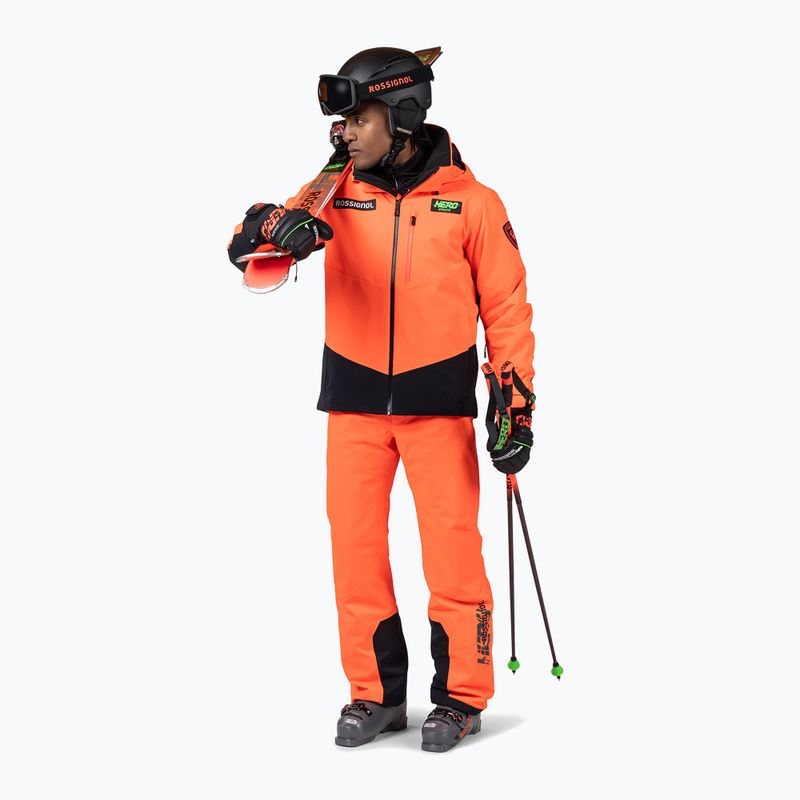 Férfi sínadrág Rossignol Blackside Insulated neon red 2