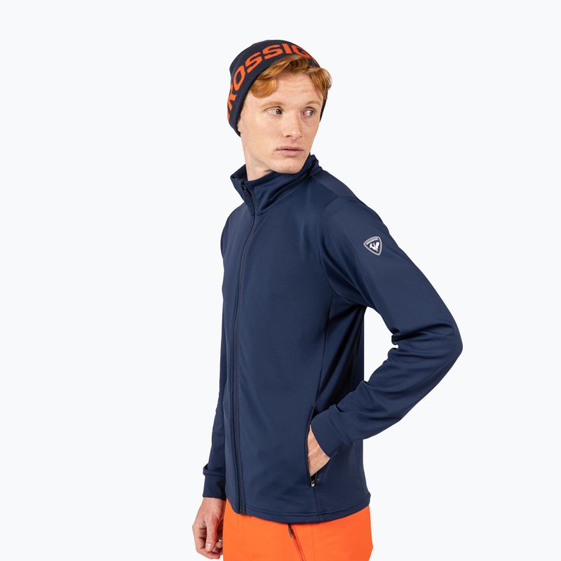 Férfi polár pulóver Rossignol Mid Layer Stretch dark navy 4
