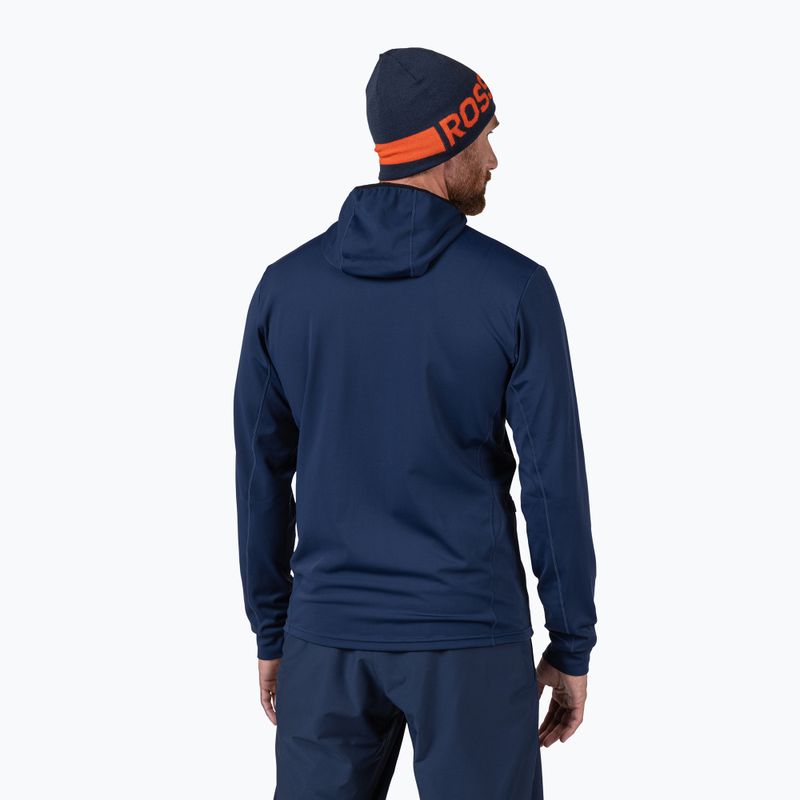 Férfi polár pulóver Rossignol Mid Layer Stretch Hoodie dark navy 3
