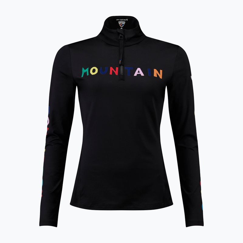 Női pulóver Rossignol JCC Booster Half Zip black 6
