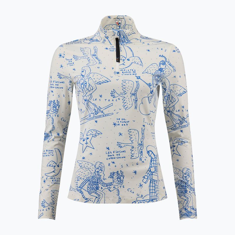 Női pulóver Rossignol JCC Booster Half Zip Snow Angel Arctic print 6