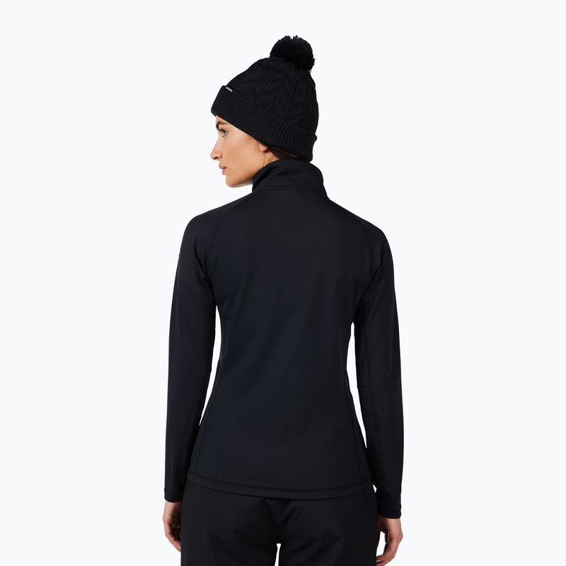 Női polár pulóver Rossignol Mid Layer Stretch Half Zip black 3