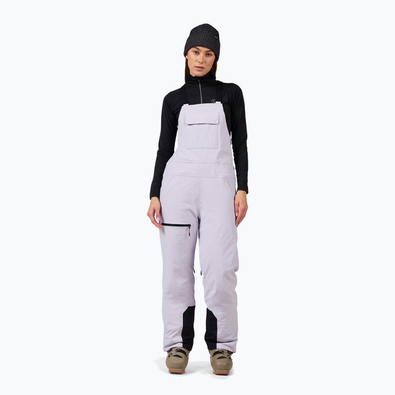 Női bélelt kantáros sínadrág Rossignol Outerlimits Insulated Bib galactic lilac