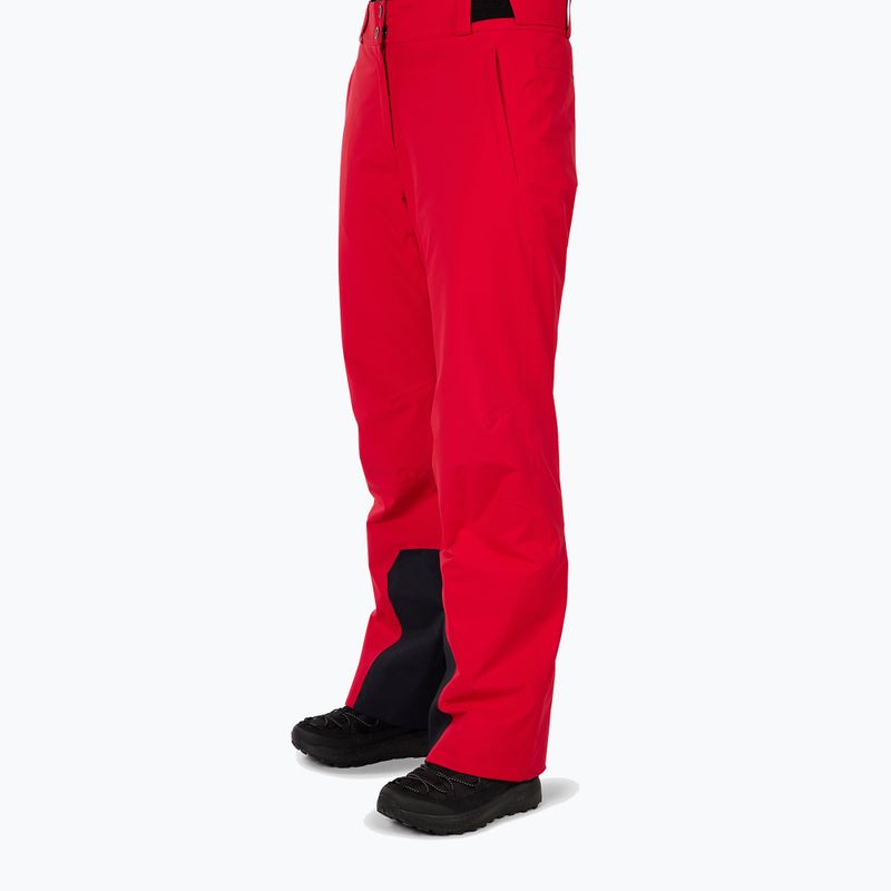 Női sínadrág Rossignol Insulated ruby red 4
