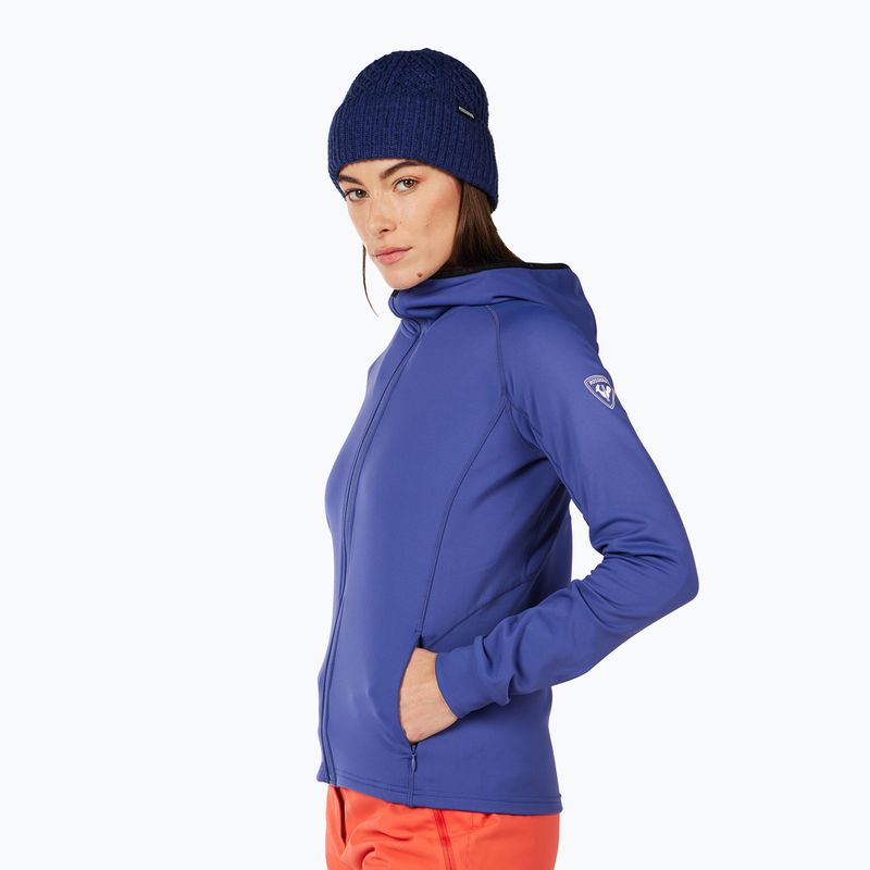 Női pulóver Rossignol Mid Layer Thin Full Zip future blue 4