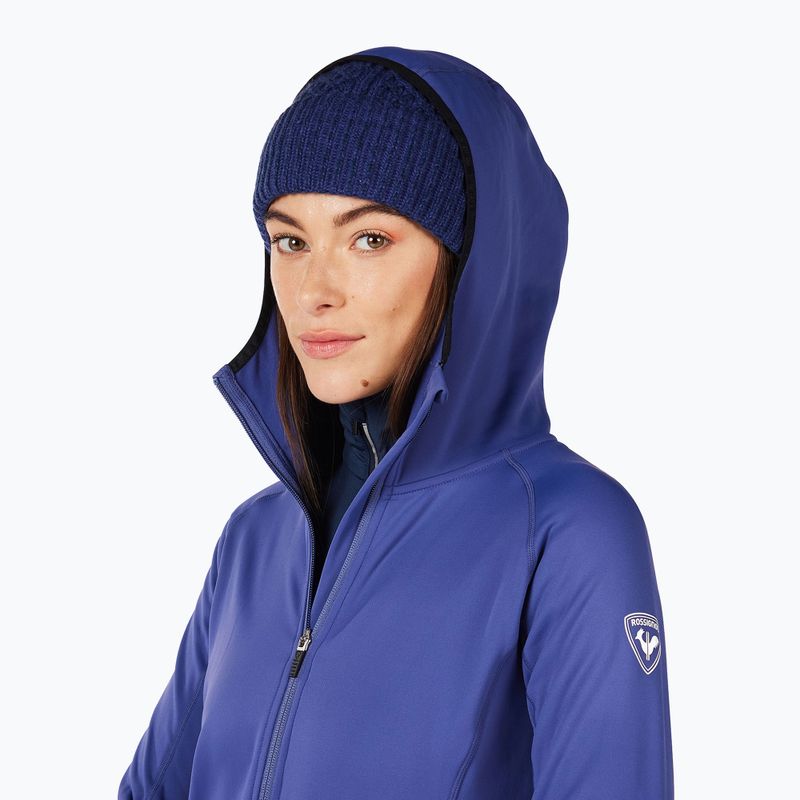 Női pulóver Rossignol Mid Layer Thin Full Zip future blue 5