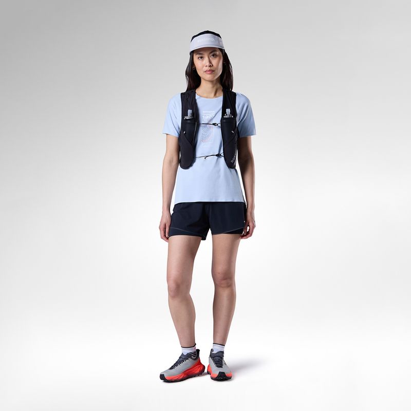 Női futópóló Rossignol Sapa Ultra Tee blue aura 2