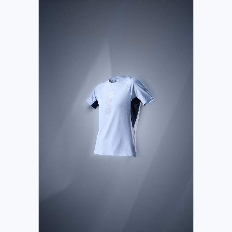 Női futópóló Rossignol Sapa Ultra Tee blue aura 8