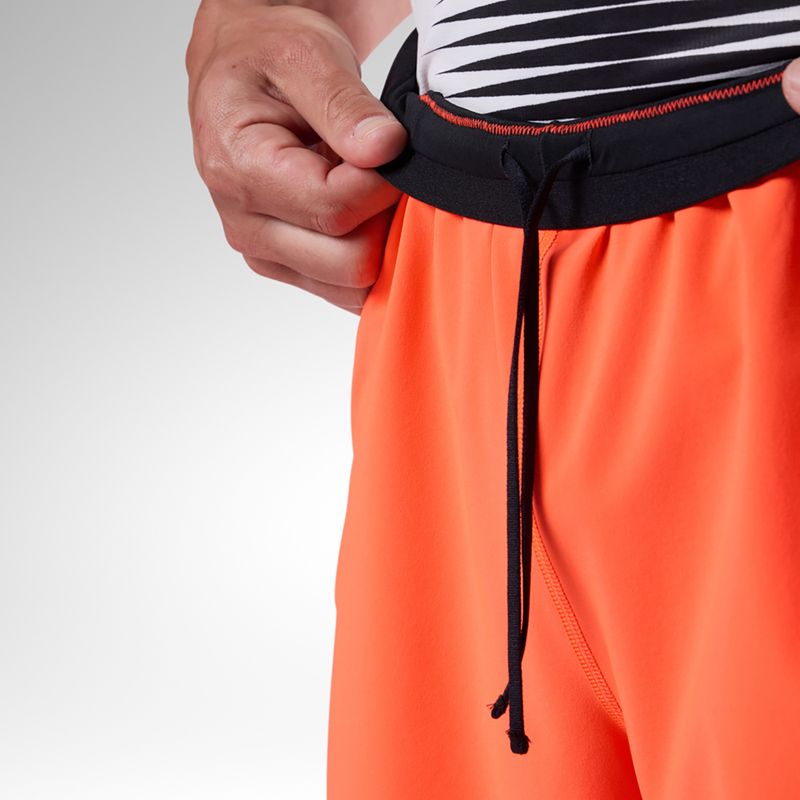 Férfi futóshort Rossignol Sapa 5" neon red 5