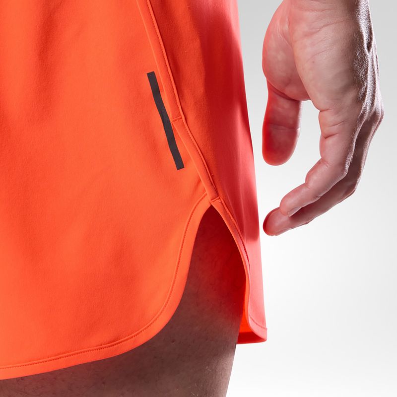 Férfi futóshort Rossignol Sapa 5" neon red 8