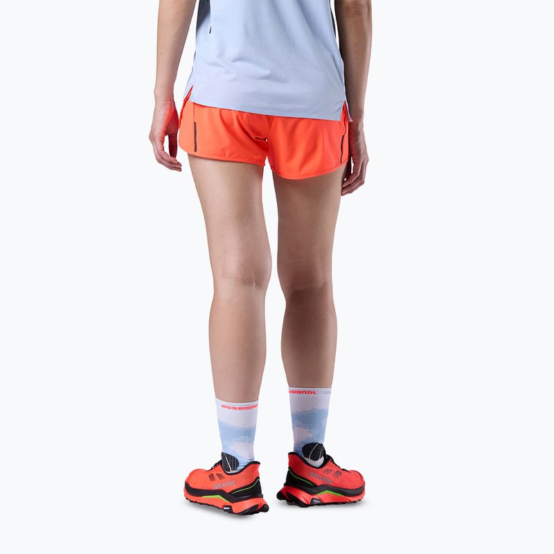 Női futóshort Rossignol Sapa neon red 3
