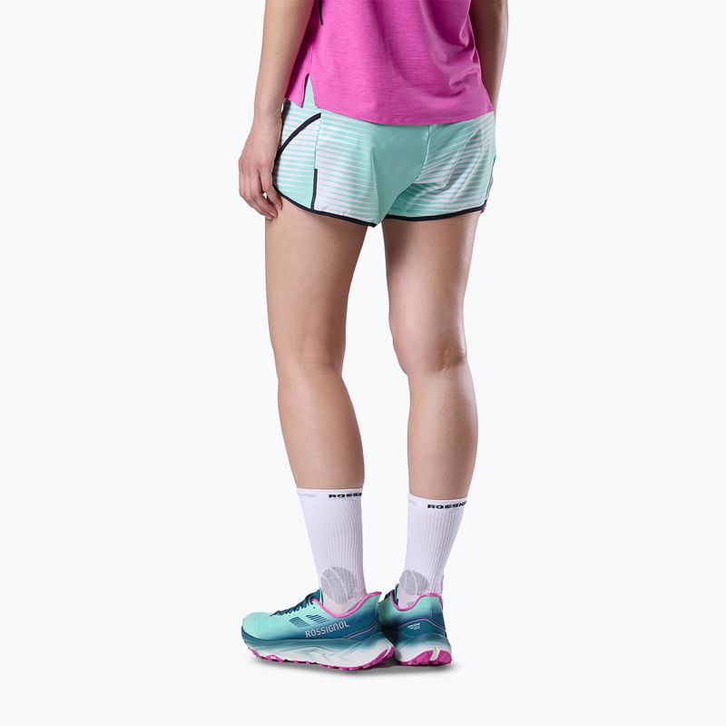 Női futóshort Rossignol Sapa white line fogg 3