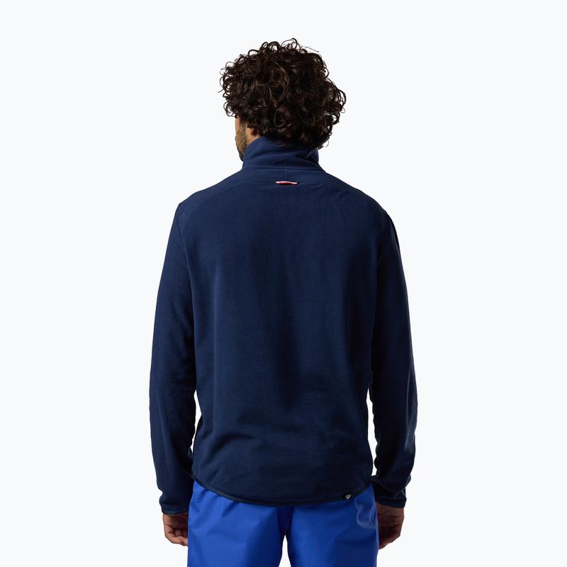 Férfi polár pulóver Rossignol Quarter Zip Fleece dark navy 3