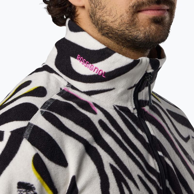 Férfi polár pulóver Rossignol Quarter Zip Fleece savage black 5