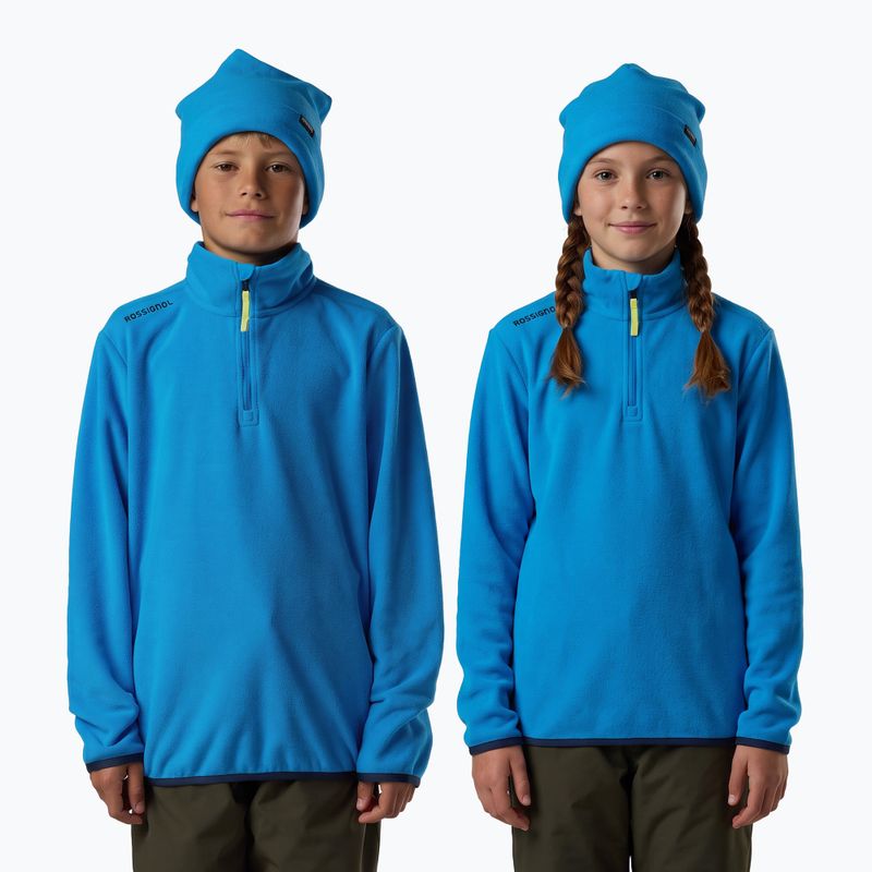 Gyerek polár pulóver Rossignol Quarter Zip Polar Fleece blazing blue