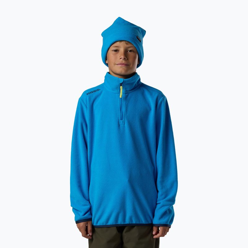 Gyerek polár pulóver Rossignol Quarter Zip Polar Fleece blazing blue 2