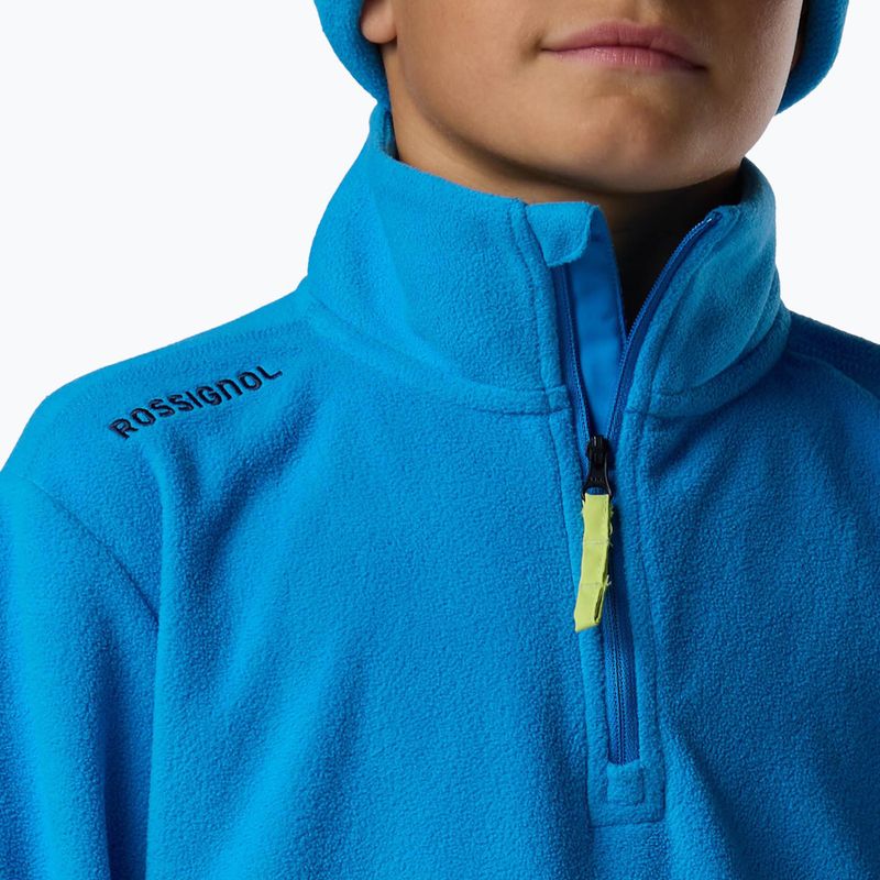 Gyerek polár pulóver Rossignol Quarter Zip Polar Fleece blazing blue 6