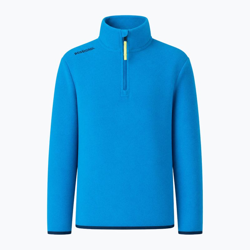 Gyerek polár pulóver Rossignol Quarter Zip Polar Fleece blazing blue 8