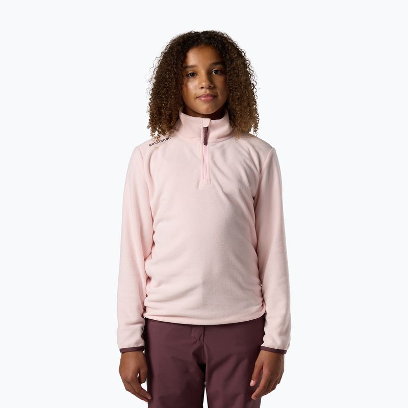 Gyerek polár pulóver Rossignol Quarter Zip Polar Fleece pale lilac 2