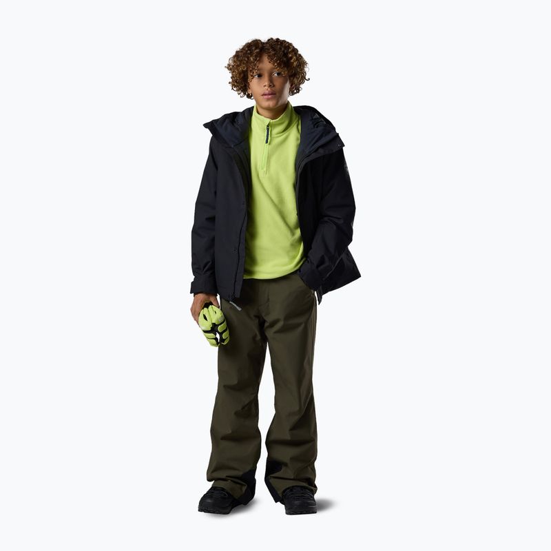 Gyerek polár pulóver Rossignol Quarter Zip Polar Fleece wild lime 3