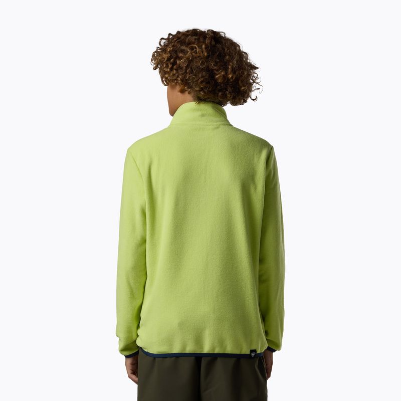 Gyerek polár pulóver Rossignol Quarter Zip Polar Fleece wild lime 4