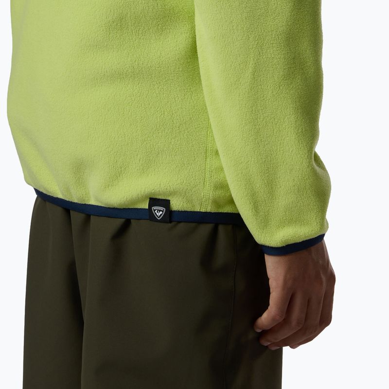 Gyerek polár pulóver Rossignol Quarter Zip Polar Fleece wild lime 8