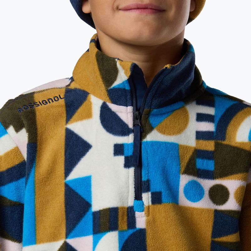 Gyerek polár pulóver Rossignol Quarter Zip Polar Fleece jr potpourri dazzle blue 6
