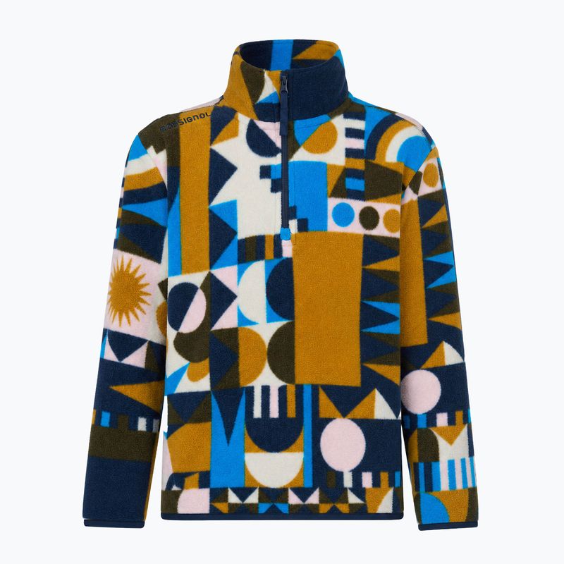 Gyerek polár pulóver Rossignol Quarter Zip Polar Fleece jr potpourri dazzle blue 8