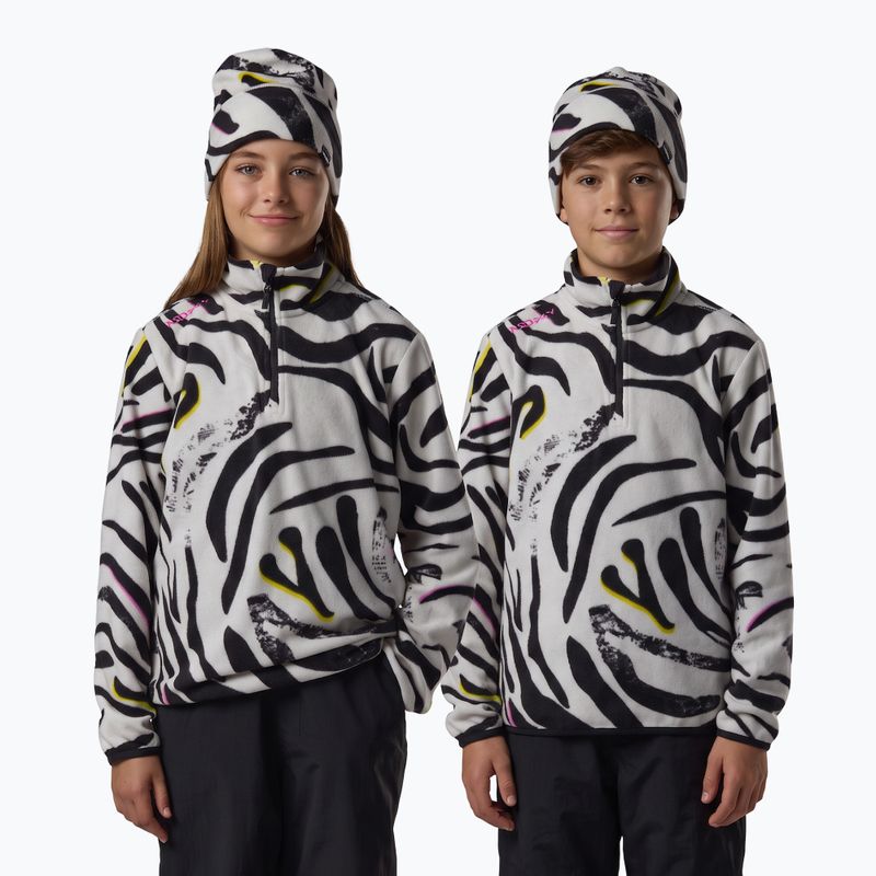 Gyerek polár pulóver Rossignol Quarter Zip Polar Fleece savage black