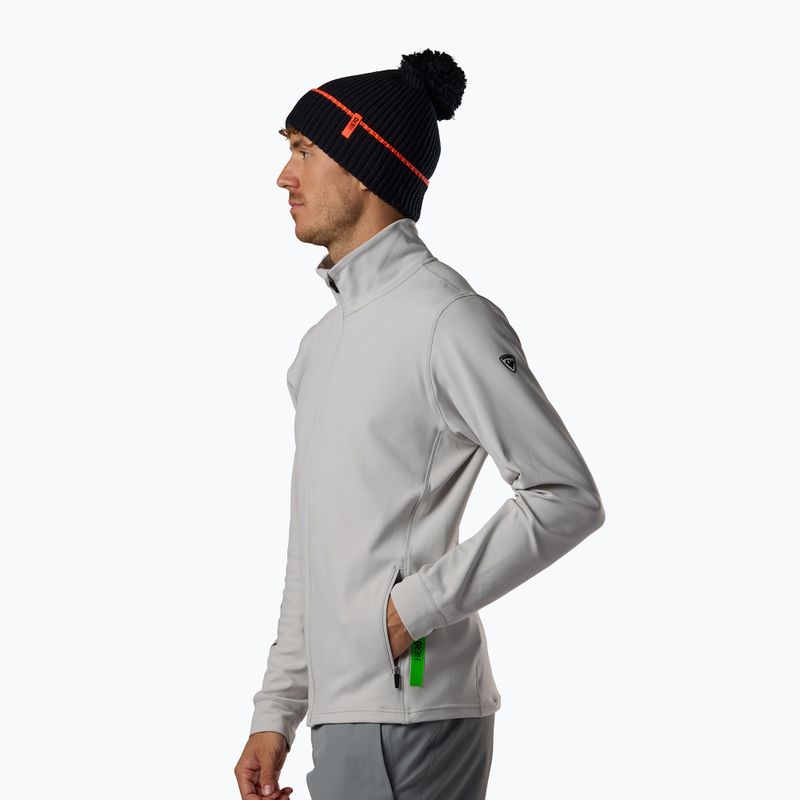 Férfi pulóver Rossignol Hero Stretch Fleece light grey 4