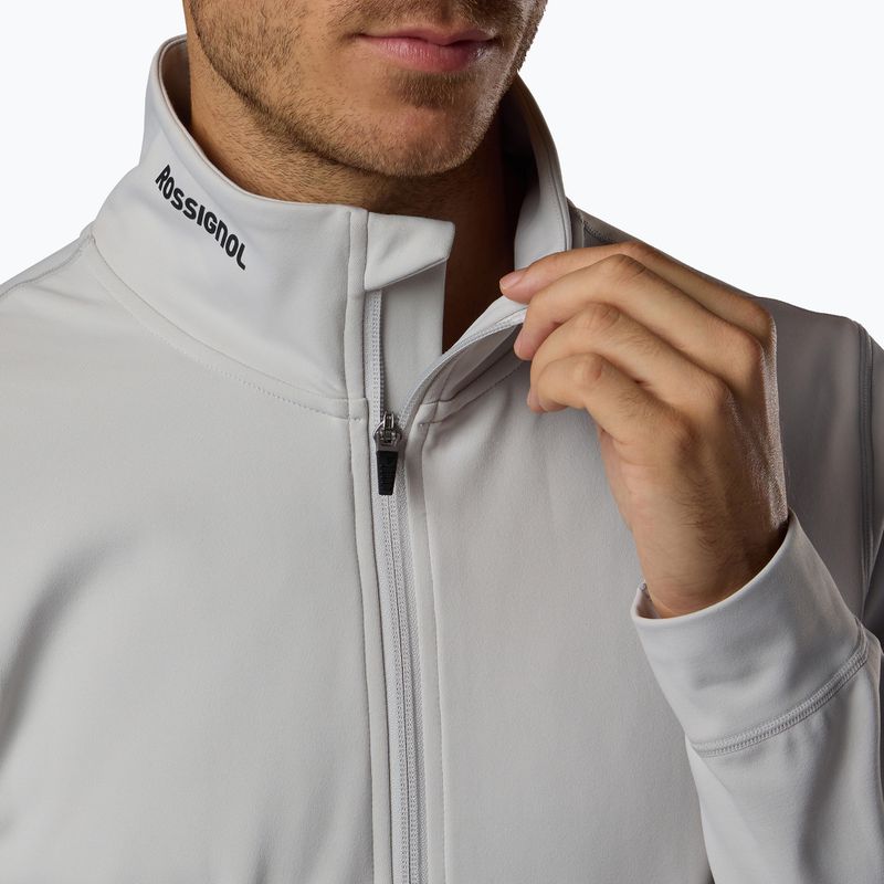 Férfi pulóver Rossignol Hero Stretch Fleece light grey 5