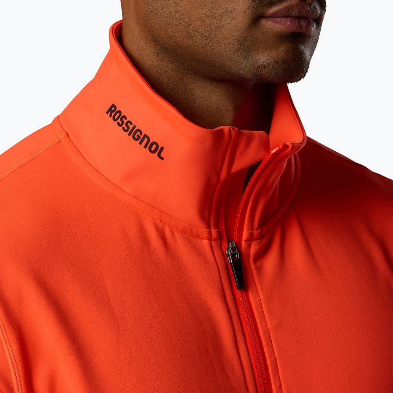Férfi pulóver Rossignol Hero Stretch Fleece neon red 5