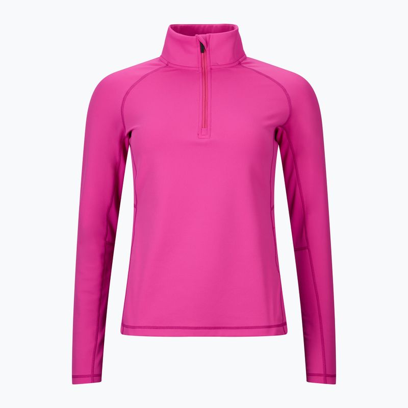 Női polár pulóver Rossignol Mid Layer Stretch Half Zip electric fuchsia 6